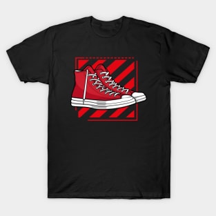 High Red Skate Sneaker T-Shirt